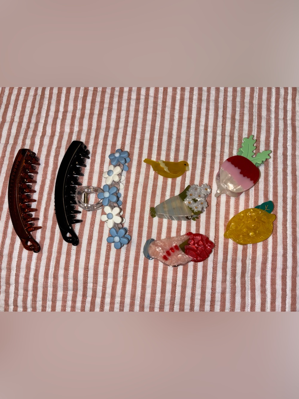 Assorted Claw Clips and Other Hair Clips